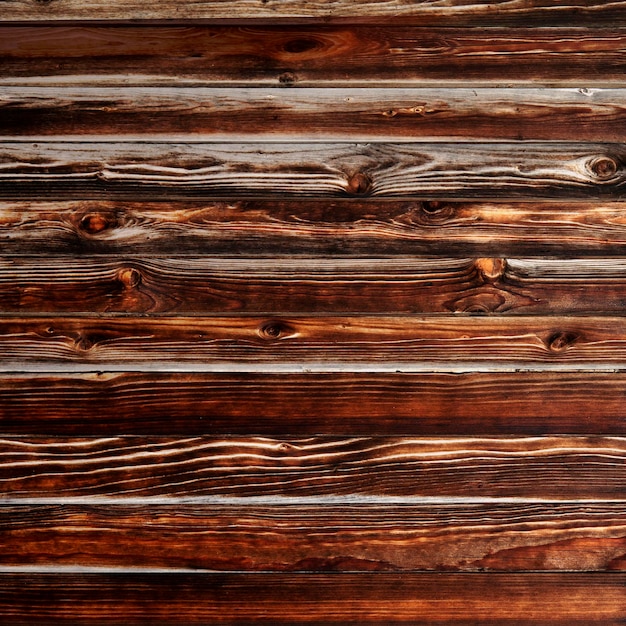 Feche a textura de madeira velha marrom