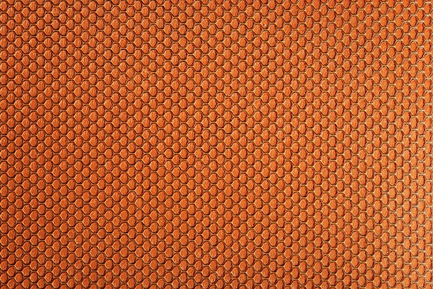 Foto feche foto de textura de pano laranja