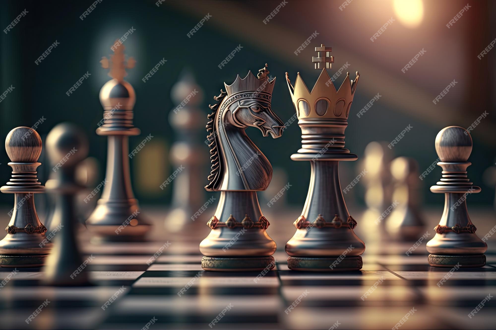 O Jogo De Xadrez Ganha E Perde. Checkmate, Dessecion Estratégico E Conceito  De Competição. Foto Royalty Free, Gravuras, Imagens e Banco de fotografias.  Image 166294389