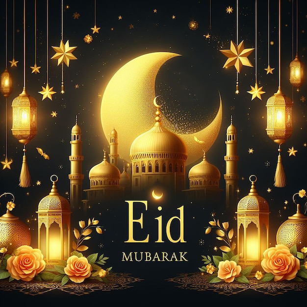 Feier des Eid Mubarak