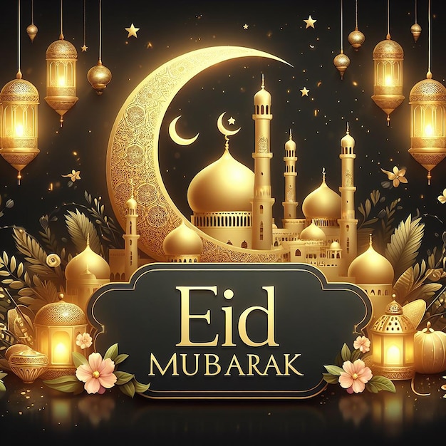 Feier des Eid Mubarak