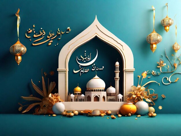 Feier des Eid Mubarak