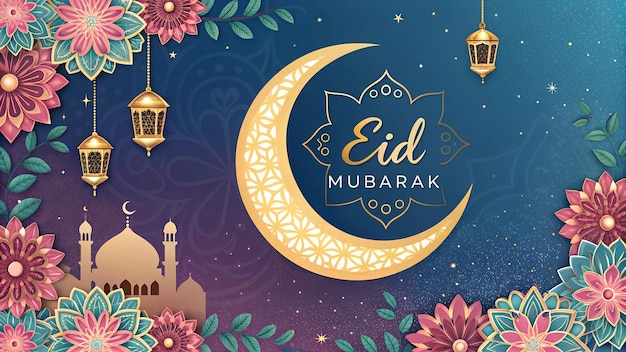 Feier des Eid Mubarak