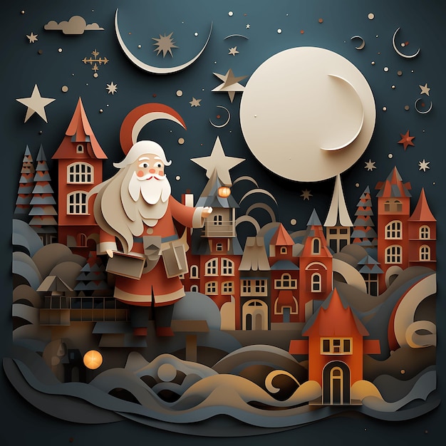 Feier zum Sinterklaas-Tag Niederländische FeiertageDer Heilige Nikolaus oder Sinterklaas kommt nachts in die Stadt