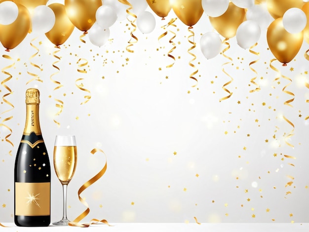 Feierliche Feier Trendy Neujahrsgrußdesign