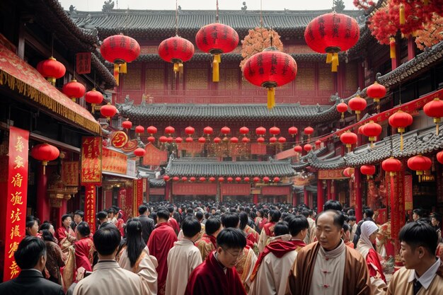 Foto feiern des chinesischen neujahrs