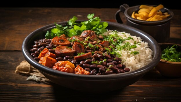 Feijoada brasilianische Speise-Schüssel