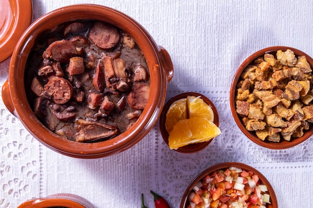 Feijoada, die brasilianische Küchentradition und typisches Essen.