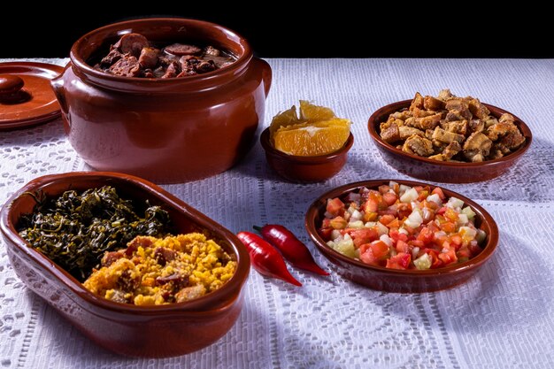 Feijoada, die brasilianische Küchentradition und typisches Essen.