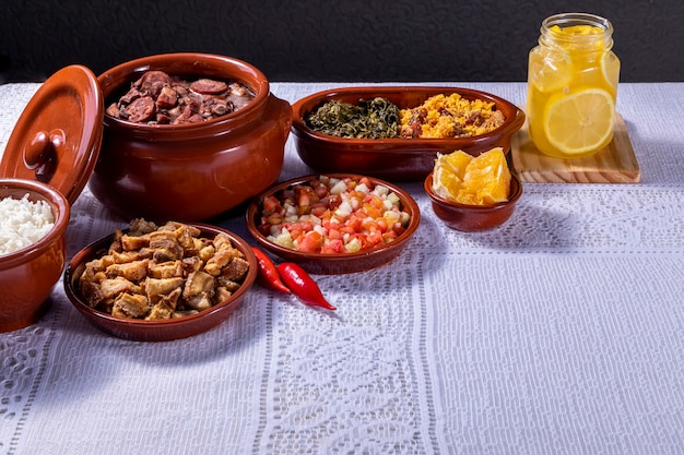 Feijoada, die brasilianische Küchentradition und typisches Essen.