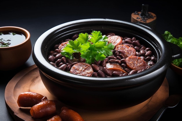 Feijoada ist ein traditionelles brasilianisches Essen.