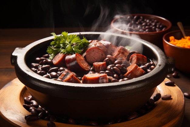 Feijoada ist ein traditionelles brasilianisches Essen.