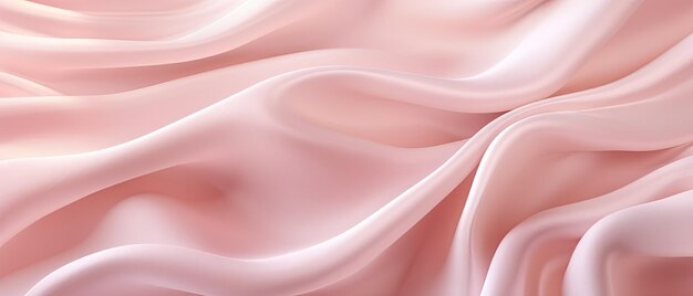 Feine Textur von Seidenstoff in rosa Pastellfarbe, bestehend aus Wellen aus der Nähe Platz für Text