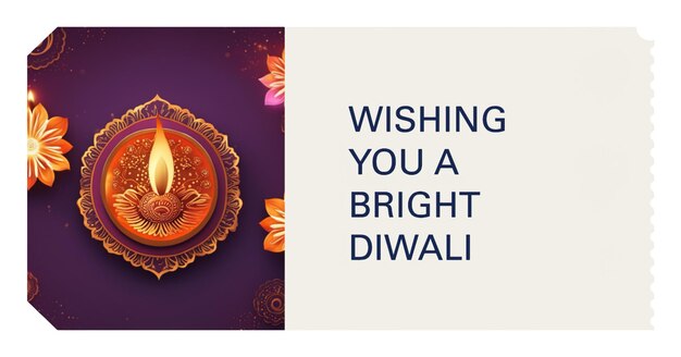 Foto felices deseos de diwali