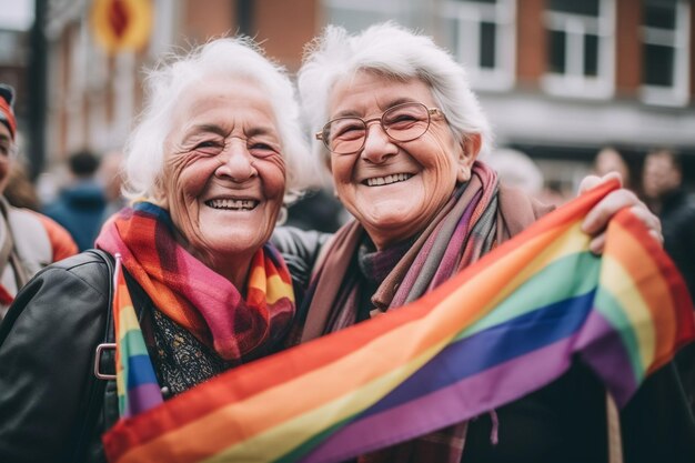 Felicidad en el Desfile del Orgullo LGBTQ en Ámsterdam Celebración del Orgullo Gay en Ámsterdam