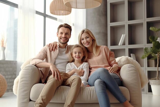 La felicidad de una familia.