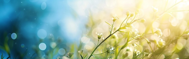 La felicidad de la primavera Abstracto Fondo con la naturaleza Un estado de ánimo brillante