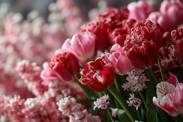 Felicidade do dia das mães com um toque floral