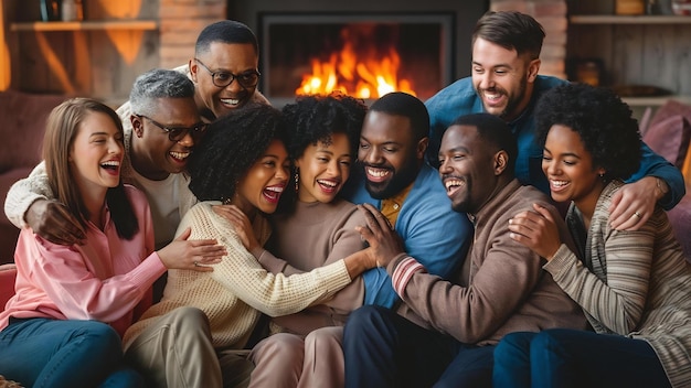 Felicidade pessoas sentimentos familiares elegante