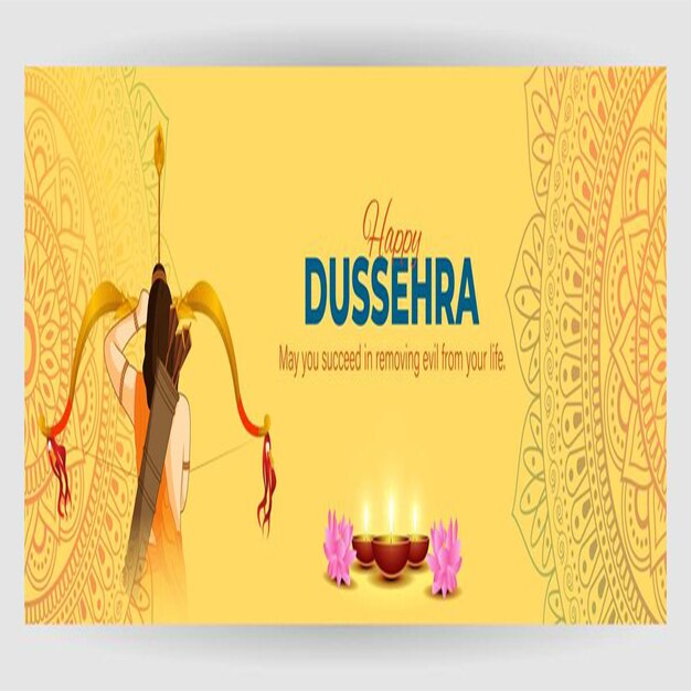 felicitación por el evento de Dussehra