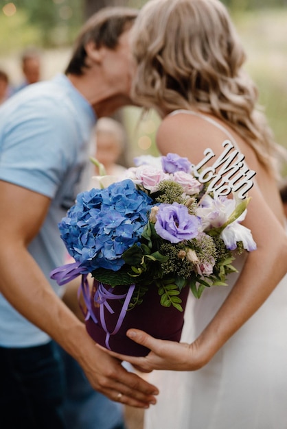 Felicitações de casamento de amigos e convidados