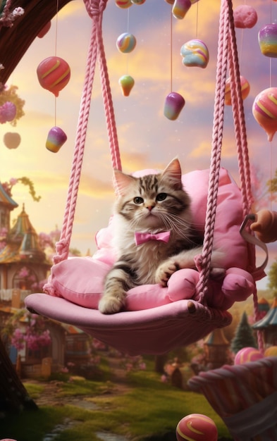 Feline im Candy Land Abenteuer