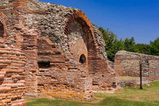 Felix Romuliana, restos del antiguo complejo romano de palacios y templos Felix Romuliana cerca de Gamzigrad en Serbia