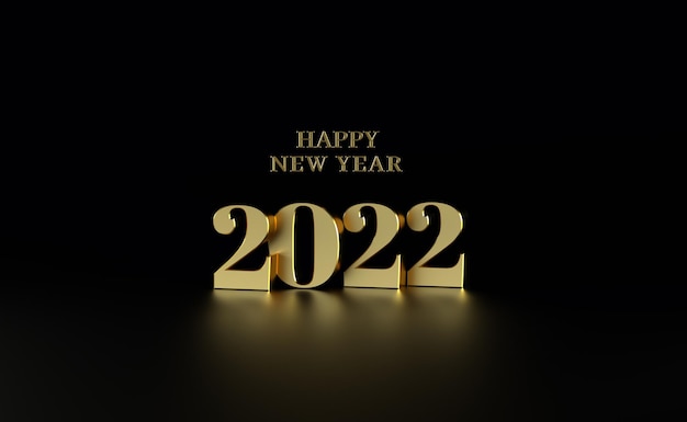 Feliz Ano Novo 2022 logotipo design de texto feliz saudação