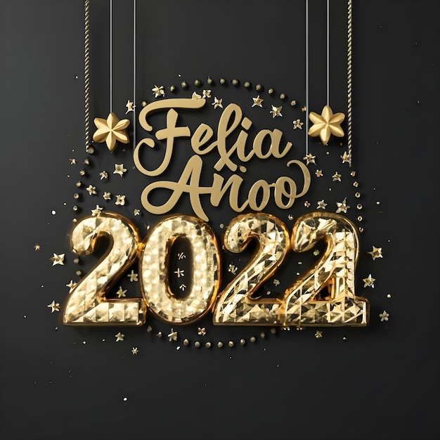 Foto feliz ano novo 2024 ai gerado