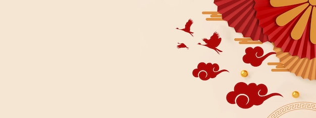 Feliz ano novo chinês 2022 design de banner