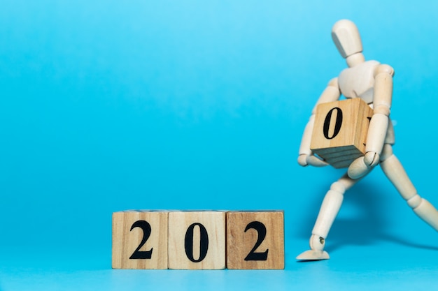 Feliz año nuevo 2020 concepto de celebración