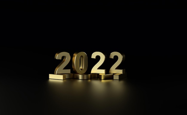 Feliz año nuevo 2022 logo texto diseño feliz saludo