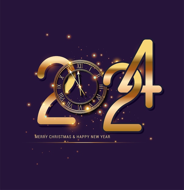 Foto feliz año nuevo 2024 diseño