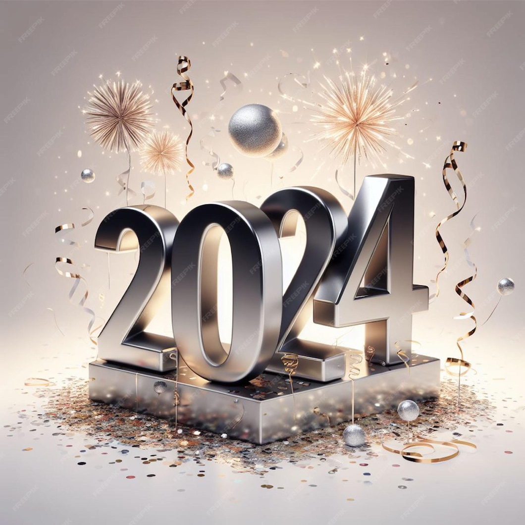 Feliz año nuevo 2025 fondo vacaciones de año nuevo ai generado 2025