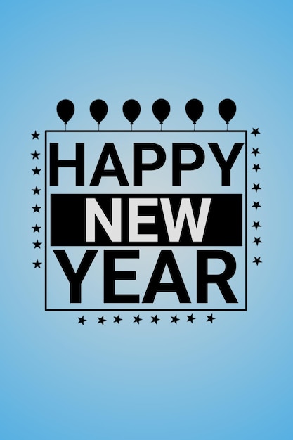 Feliz año nuevo 2024 vector