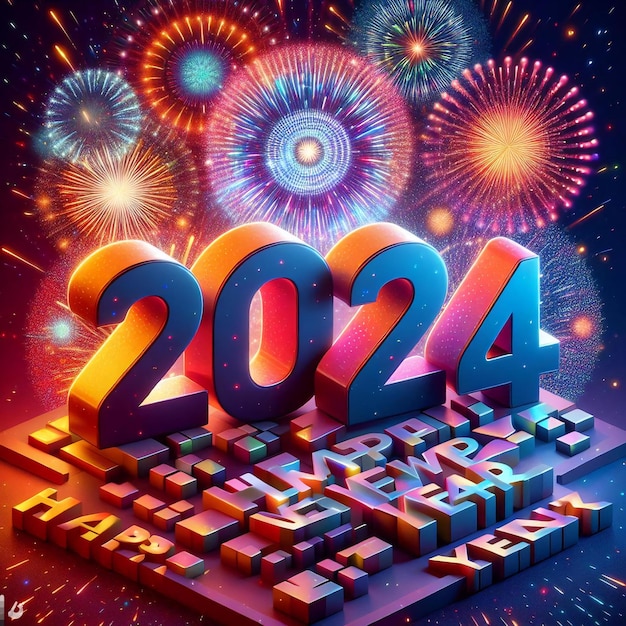 Feliz año nuevo 2024.