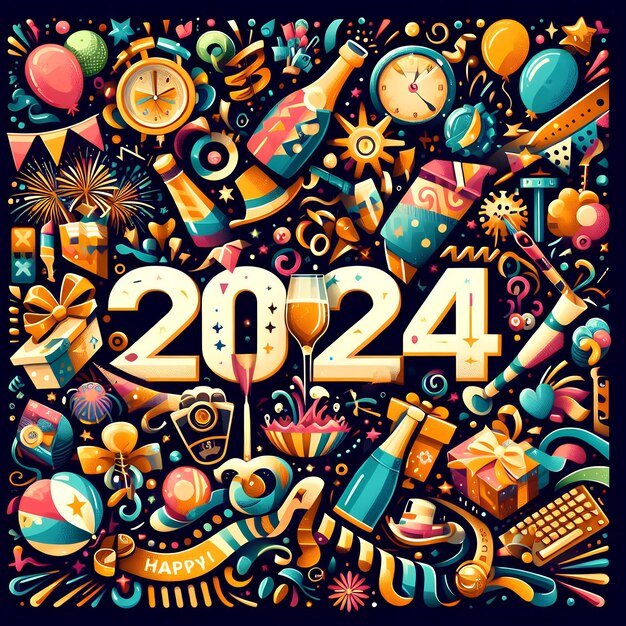 Feliz año nuevo 2024.