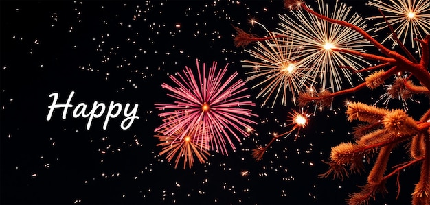 Feliz año nuevo de fondo