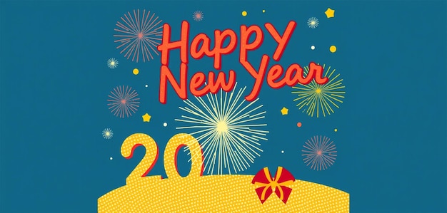 Feliz año nuevo de fondo
