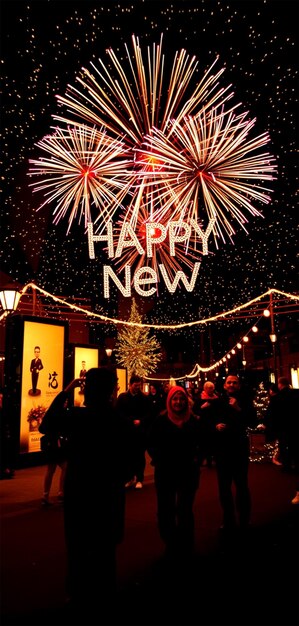 Feliz año nuevo de fondo