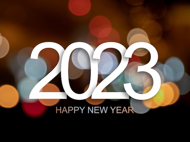 Feliz año nuevo víspera año nuevo deseando y feliz año nuevo 2023 ilustración