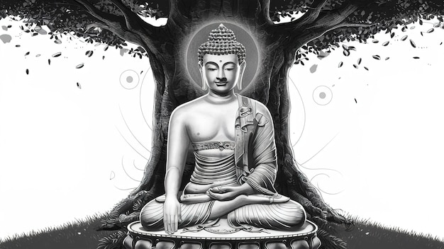 Feliz Buda Purnima VesakFestival budista