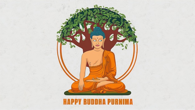 Feliz Buda Purnima VesakFestival budista