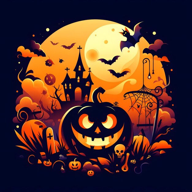 Foto ¡feliz cartel de halloween! ¿qué es esto?