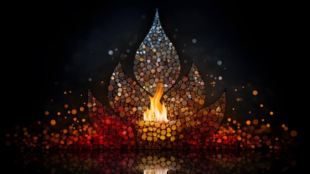 Feliz celebração de Diwali