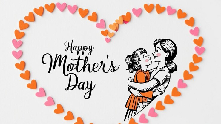 Feliz celebración del día de la madre hermoso diseño de fondo