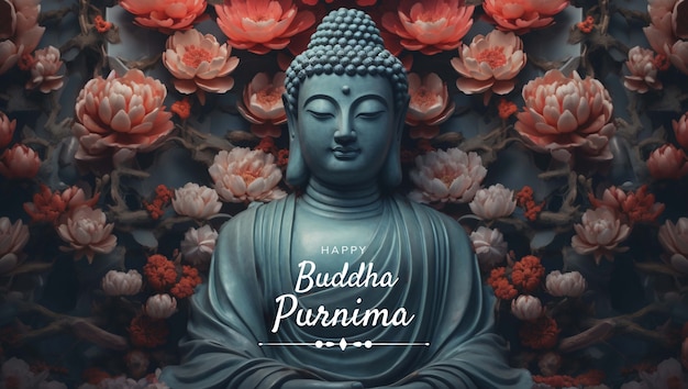 Foto feliz collage de buda purnima (en inglés)