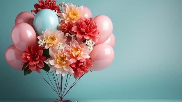 Foto feliz cumpleaños globos