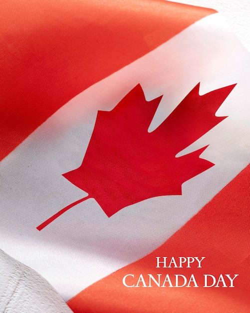 Feliz día de Canadá collage de pancartas