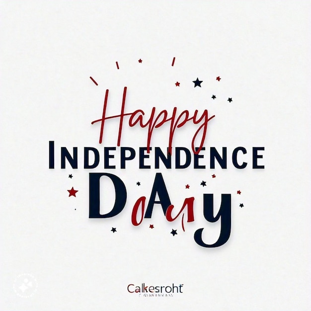 Feliz Dia da Independência dos Estados Unidos.